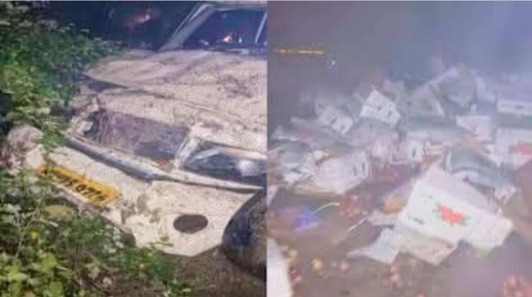 हिमाचल: आनी की खेनवी कैची में सेब की पेटियों से भरी गाड़ी खाई में गिरी, दो लोगों की मौत हो गई…