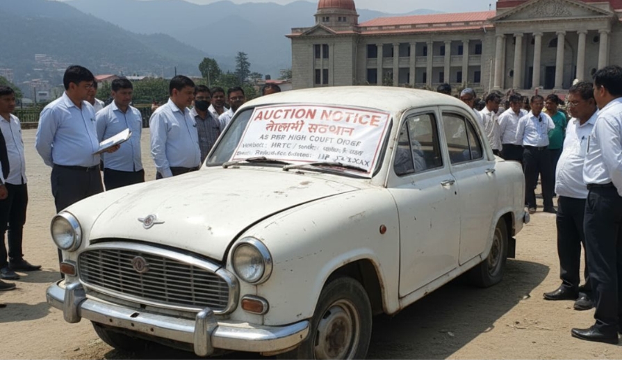 HRTC की कार होगी नीलाम, हाईकोर्ट के आदेश